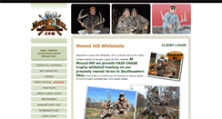 Desktop Screenshot of moundhillwhitetails.com