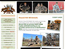 Tablet Screenshot of moundhillwhitetails.com